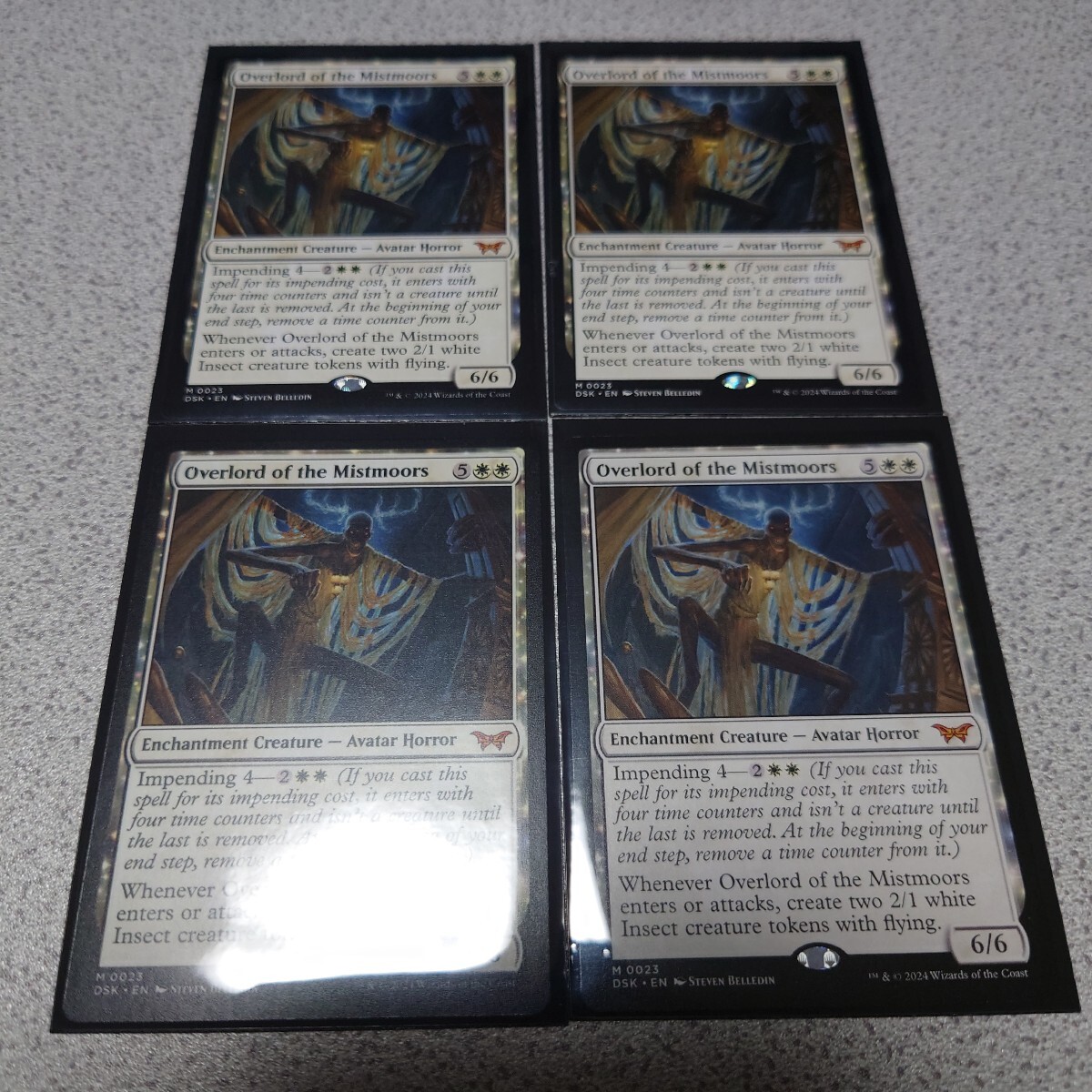 MTG DSK ミストムーアの大主 英語 四枚セット 即決拍卖