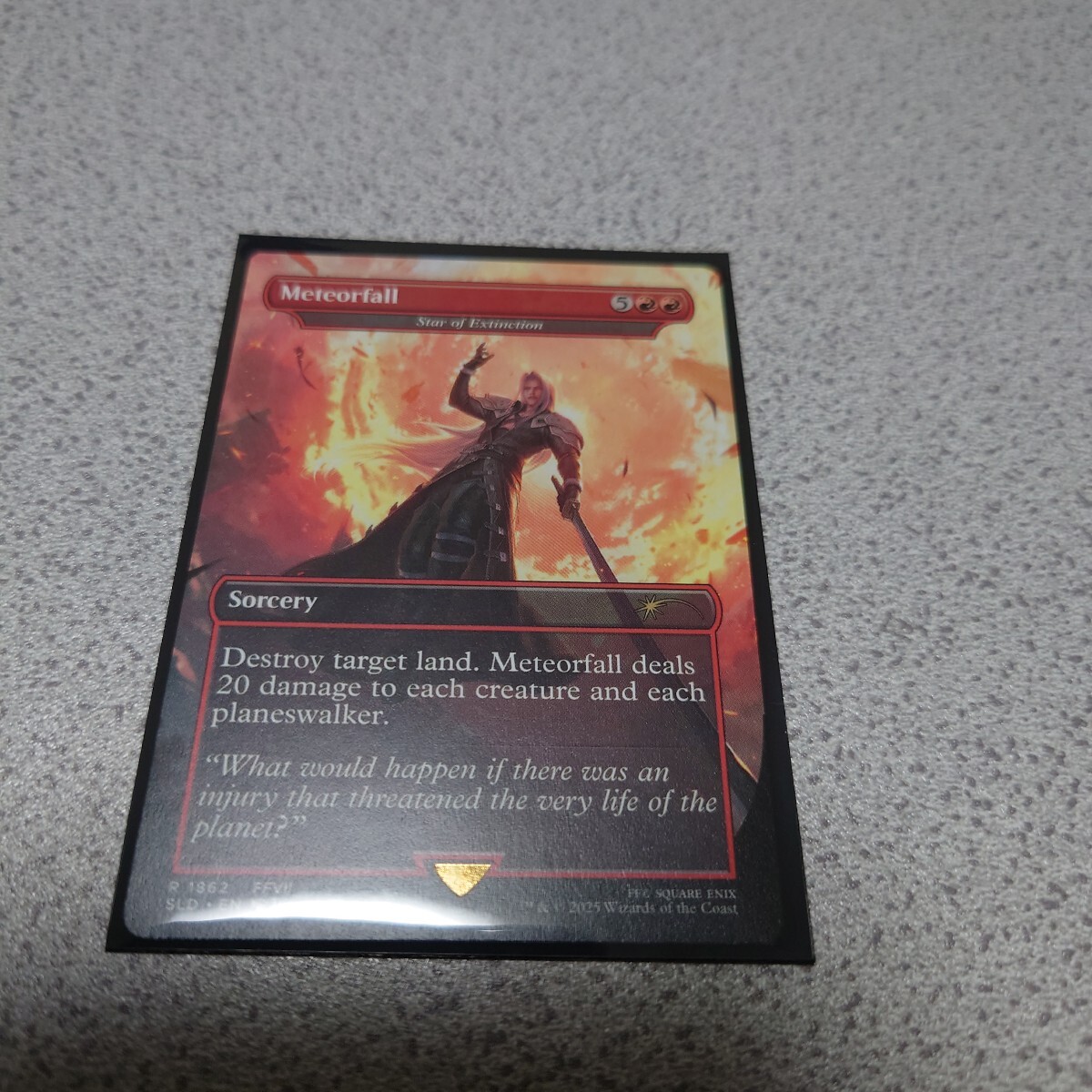 MTG SLD メテオ降臨 英語 一枚 ファイナルファンタジー Final Fantasy Secret lair 絶望の星 即決拍卖