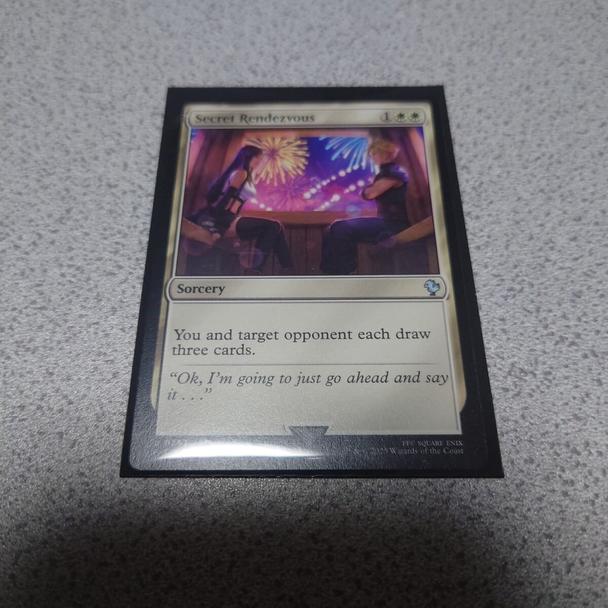 MTG FIN 秘密のランデブー ティファ 英語 一枚 ファイナルファンタジー Final Fantasy 即決拍卖