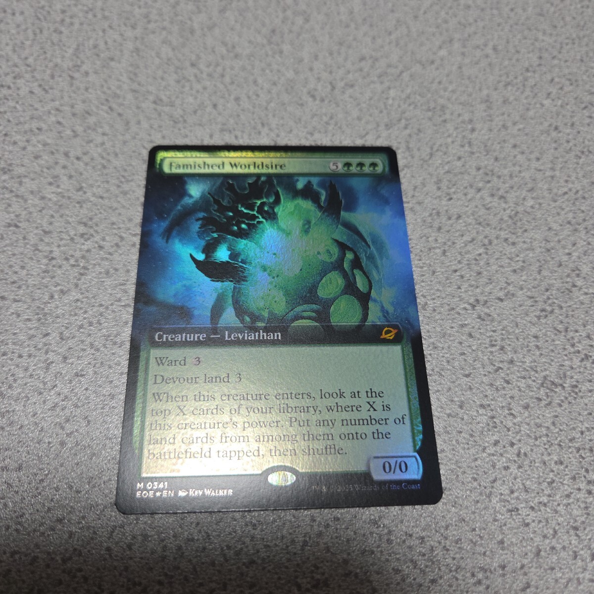 MTG EOE 飢えた星祖 英語foil 一枚 久遠の終端 拡張アート 即決拍卖