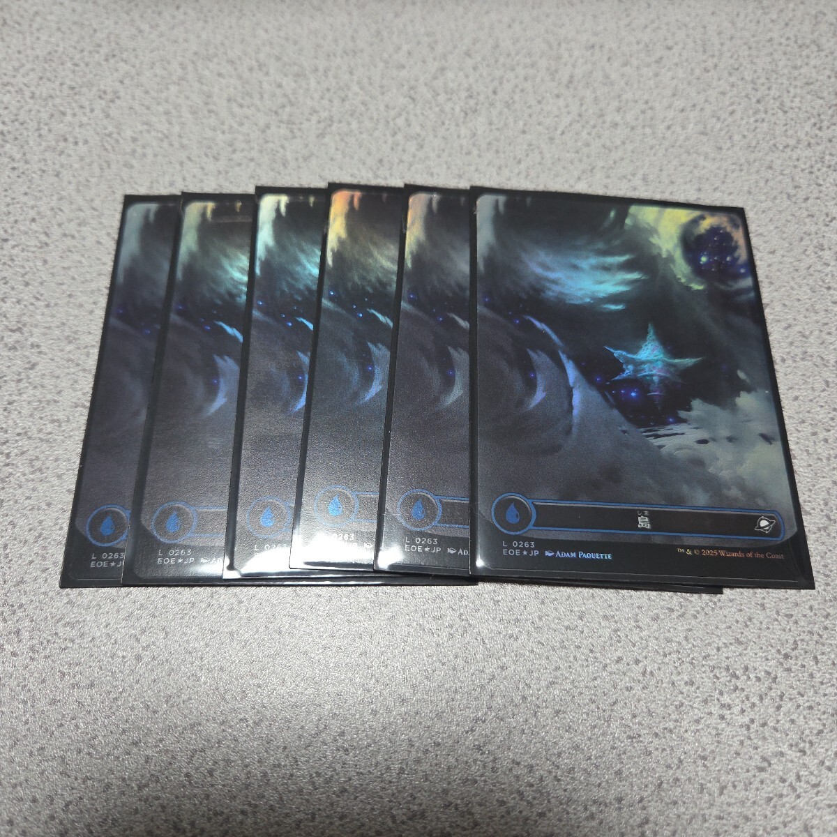 MTG EOE 島 日本語foil 6枚セット 久遠の終端 ボーダーレス 即決拍卖