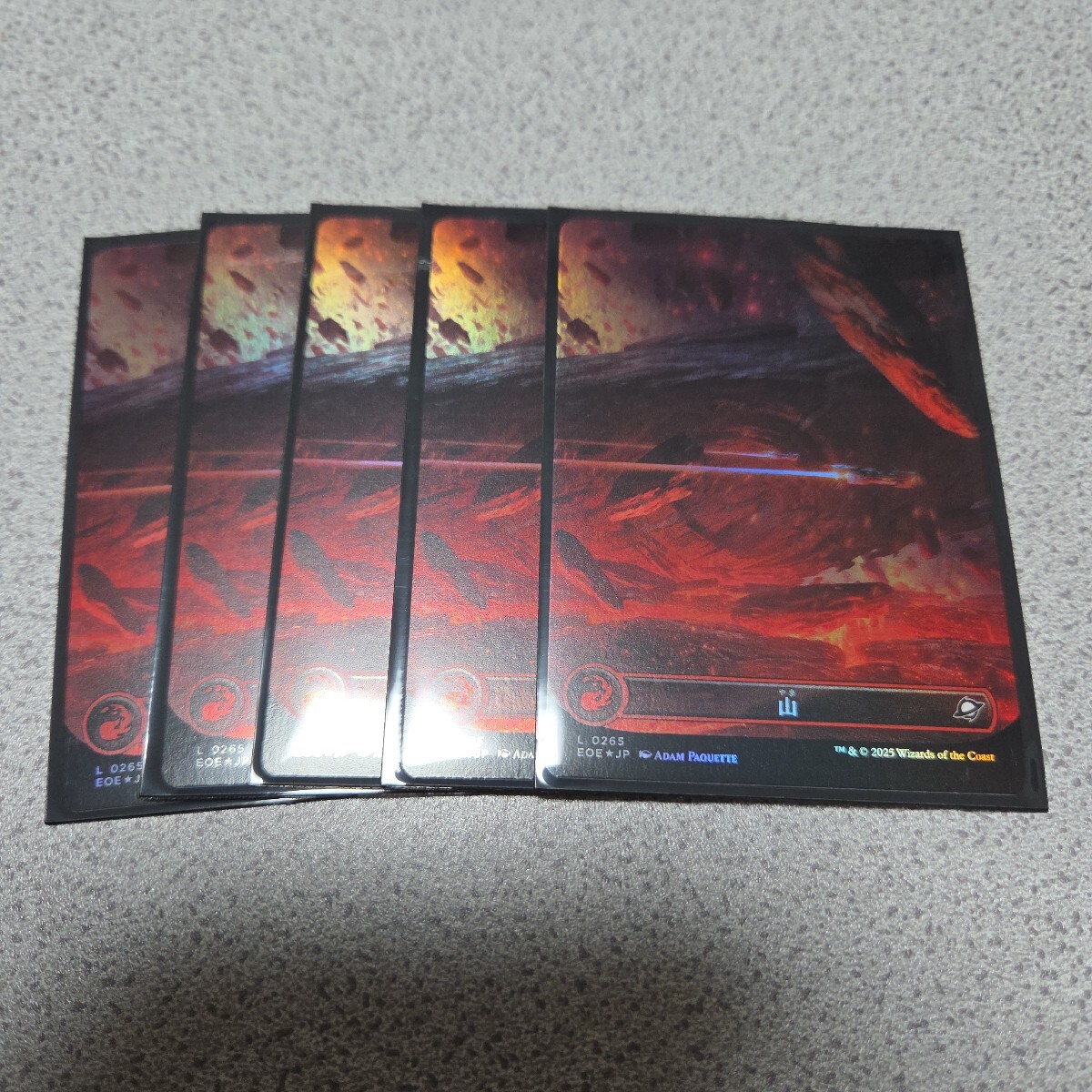 MTG EOE 山 日本語foil 5枚セット 久遠の終端 ボーダーレス 即決拍卖