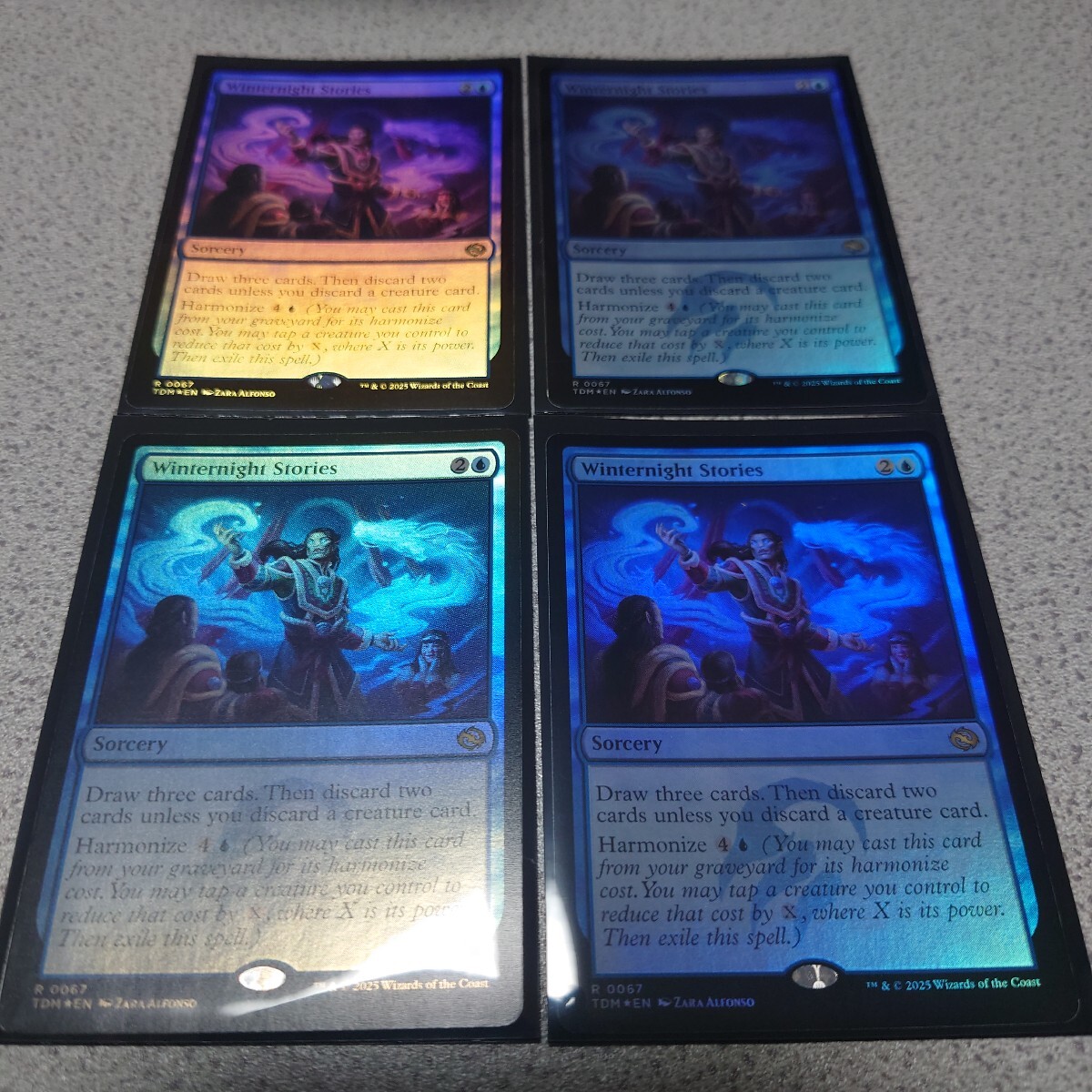 MTG TDM 冬夜の物語 英語foil 四枚セット タルキール:龍嵐録 即決拍卖