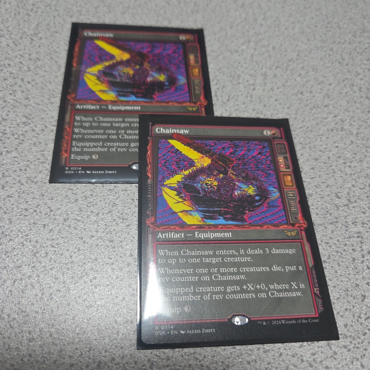 MTG DSK チェーンソー 英語 二枚セット ショーケース 即決拍卖