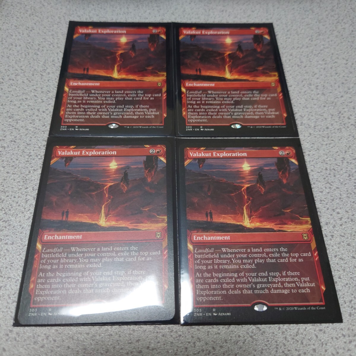 MTG ZNR ヴァラクートの探検 英語 四枚セット ショーケース 即決拍卖