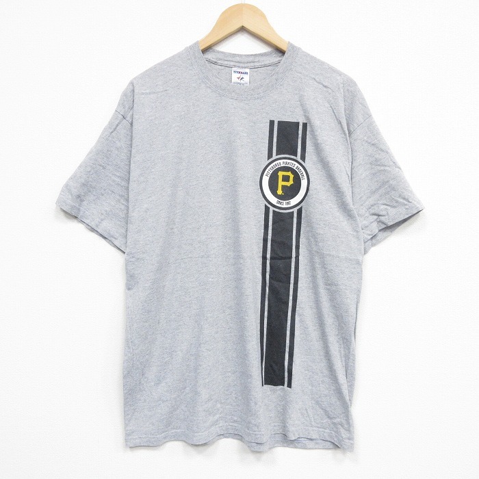 XL/古着 ジャージーズ 半袖 ビンテージ Tシャツ メンズ 00s P クルーネック グレー 霜降り 25aug12 中古拍卖