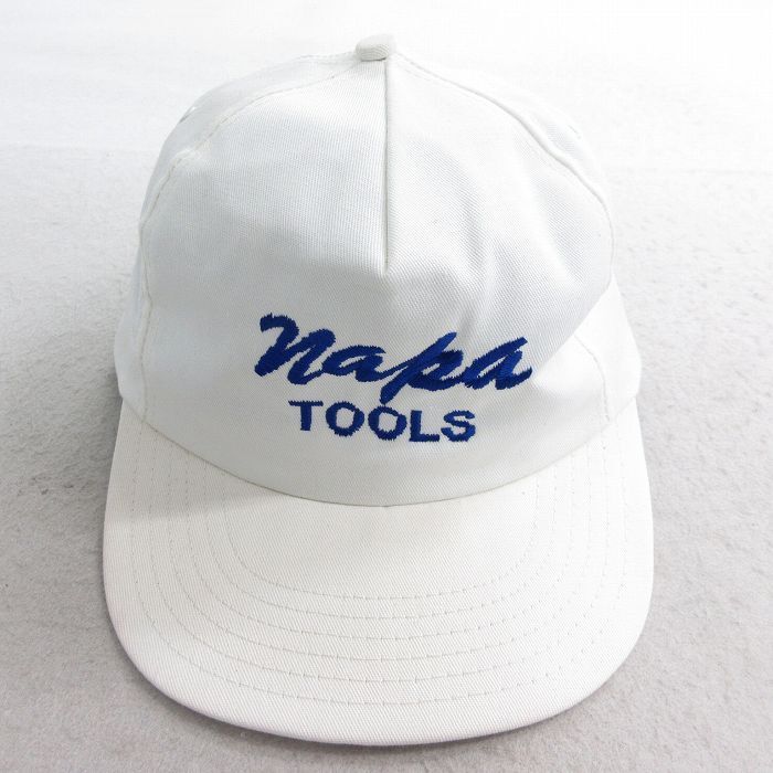 中古 キャップ 90s napa 刺繍 白 ホワイト 25aug12拍卖