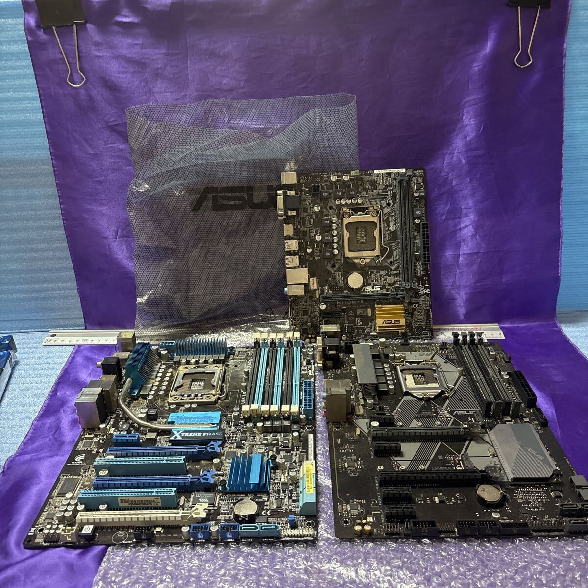 ASUS PRIME LGA1151 H370-A(Intel 第8世代/第9世代)/P6X58D-E /LGA1151 H110M-A マザーボードまとめ 3枚拍卖