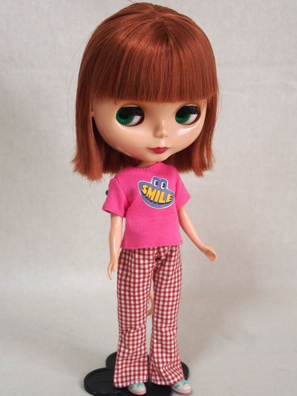 Doll Dressing♪ハンドメイドリカちゃん/ブライスお洋服セット人形アウトフィット/衣装/ドレス/Tシャツ/パンタロン/パンツ/ドール服/レトロ拍卖