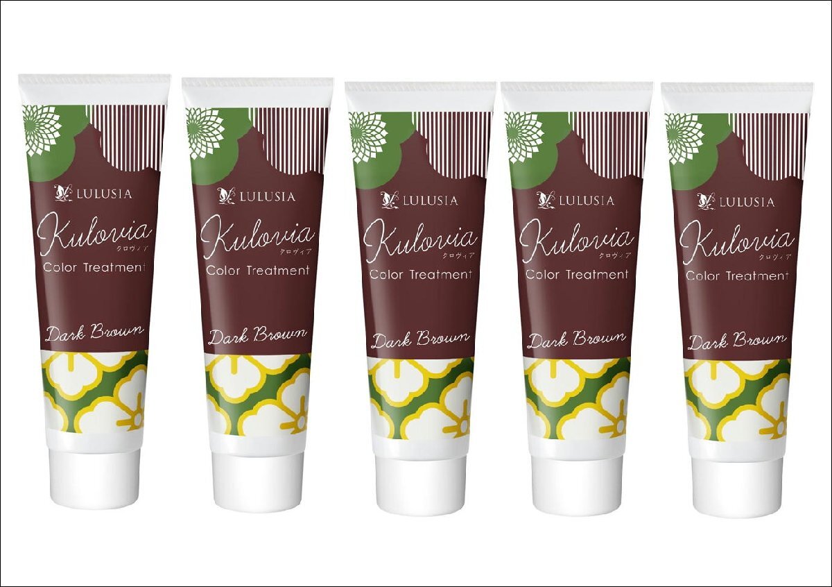 【定価3480円×5個セット】ルルシア クロヴィア カラートリートメント(ダークブラウン) 白髪用 160g 新品拍卖