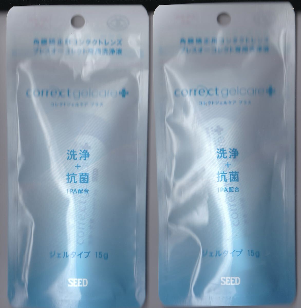 SEED コレクトジェルケア プラス 2個セットで オルソケラトロジー correct gelcare PLUS拍卖