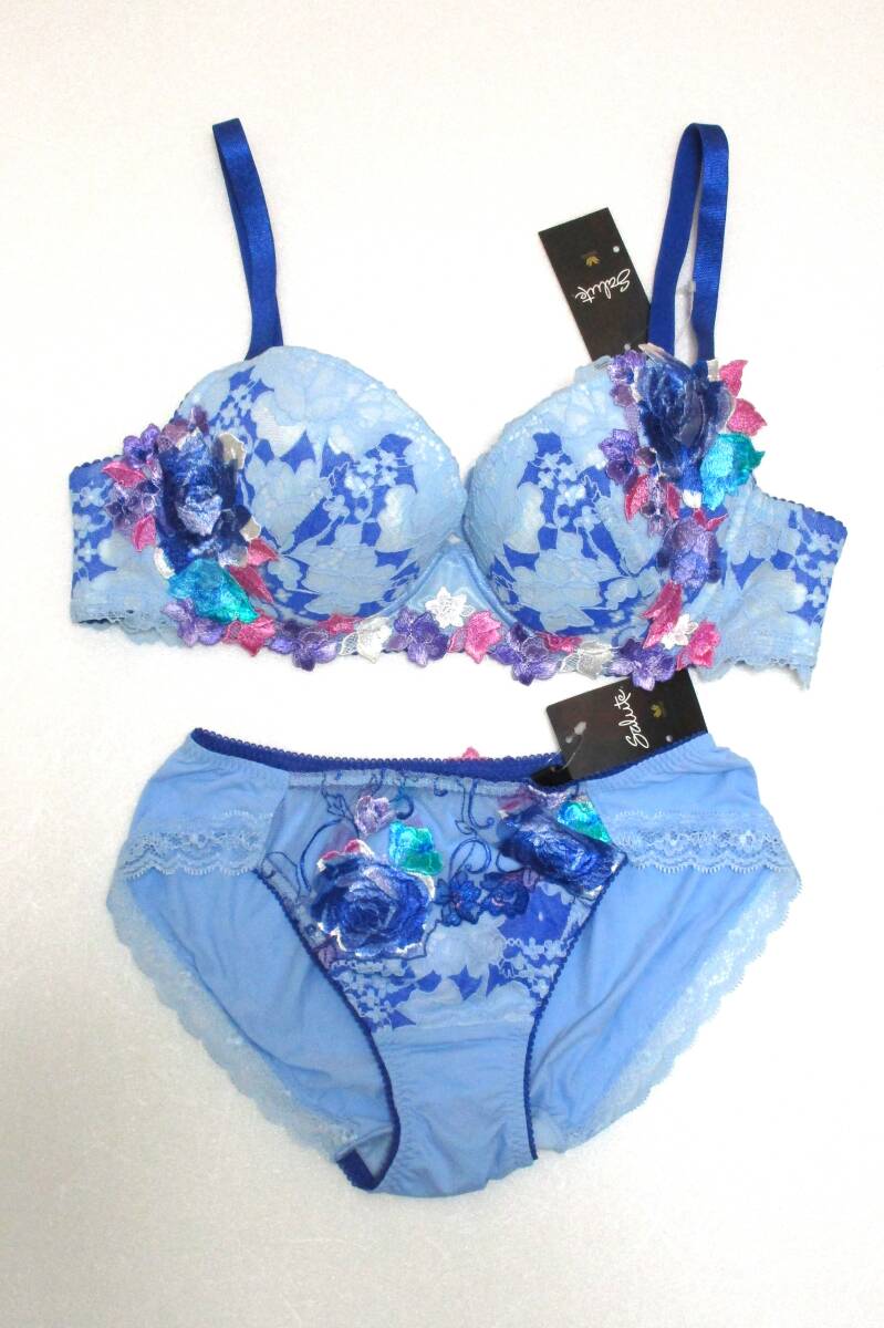 希少 ワコール サルート ブラ&ショーツ E75 L カントリーミュージック 新品タグ付 658★拍卖