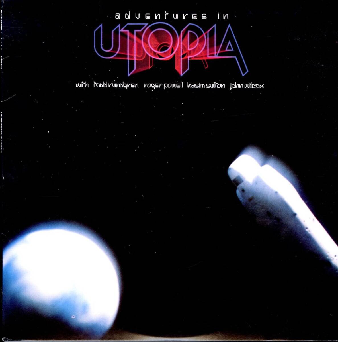USプレスLP!Utopia / Adventures In Utopia【Rhino Records / RNLP 70872】ユートピア Todd Rundgren トッド・ラングレン ポップ プログレ拍卖