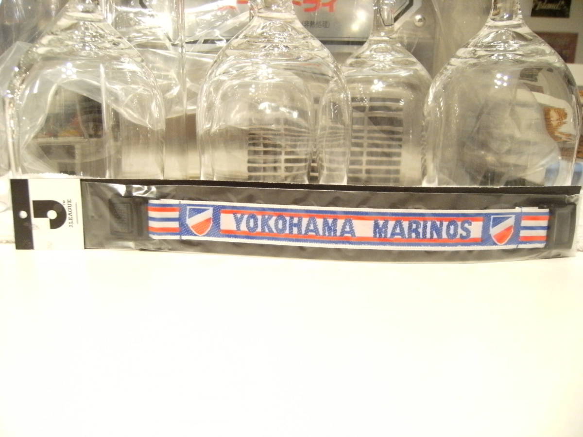 平成レトロ★90年代★バブル全盛期★日本製★J.LEAGUE Jリーグ サッカー 日産FC 横浜マリノス テープミサンガ ブレスレット 小物拍卖