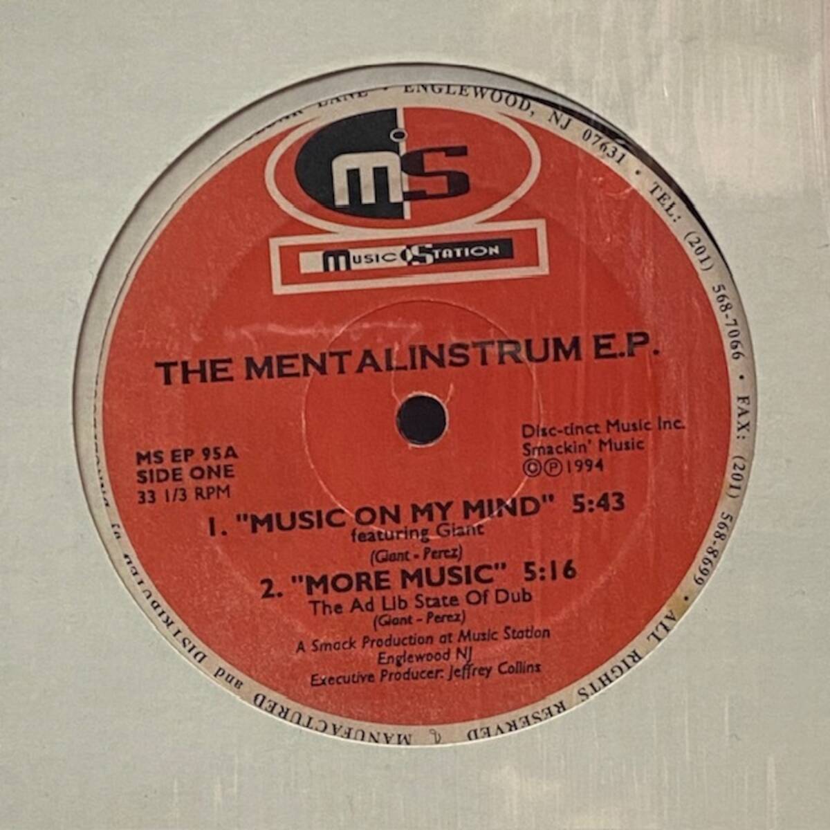 ★Mental Instrum - The Mentalinstrum E.P.(★盤面ほぼ良品!)拍卖
