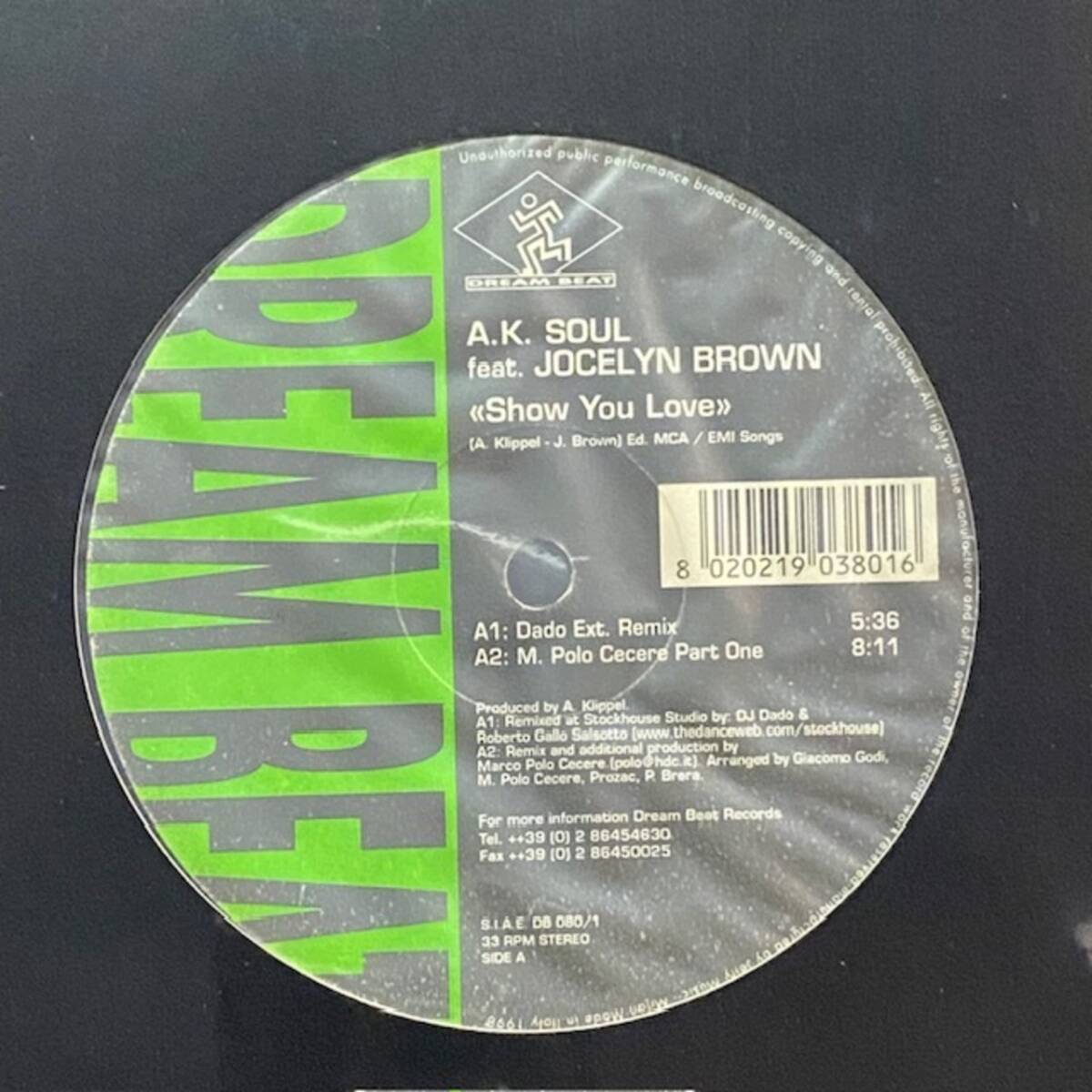 ★A.K. Soul Feat. Jocelyn Brown - Show You Love(★盤面ほぼ良品!)拍卖