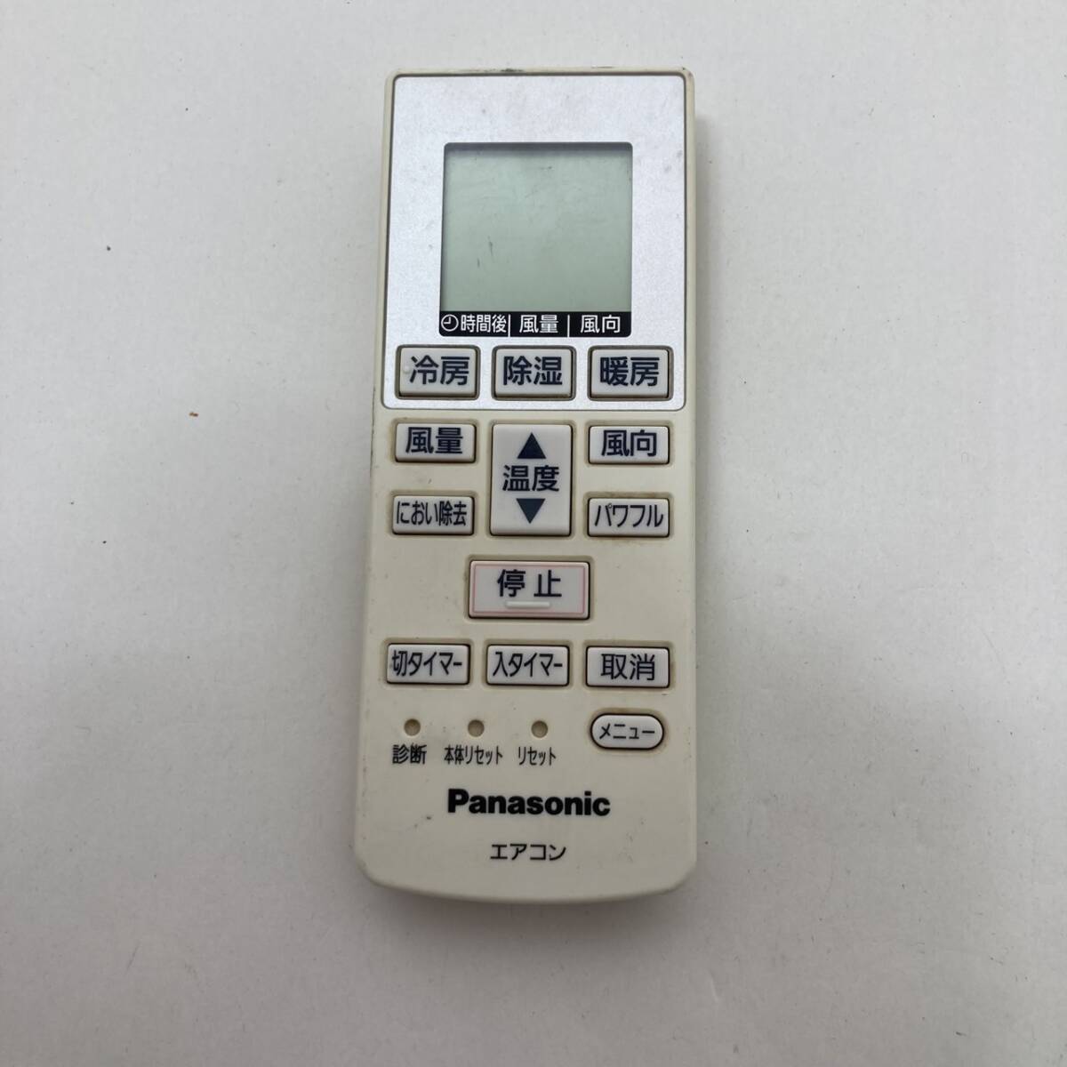 【パナソニック 純正 リモコン 18M16】動作保証 即日発送 A75C3777 エアコン用 電池フタ欠品拍卖