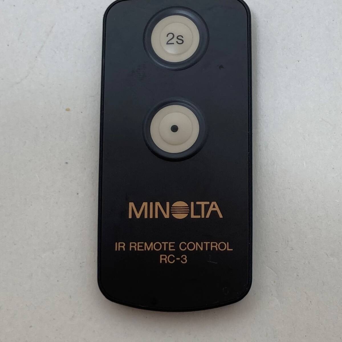 【ミノルタ 純正 リモコン 19J17】動作保証 即日発送 MINOLTA RC-3 リモートコントロール 拍卖