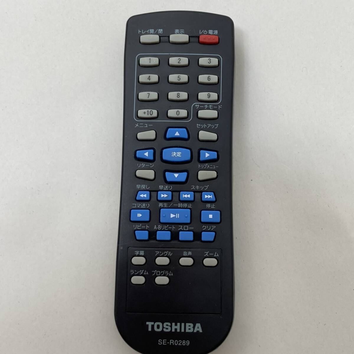【東芝 純正 リモコン 19H03】動作保証 即日発送 SE-R0289 DVDプレイヤー SD-290J/SD-300J拍卖