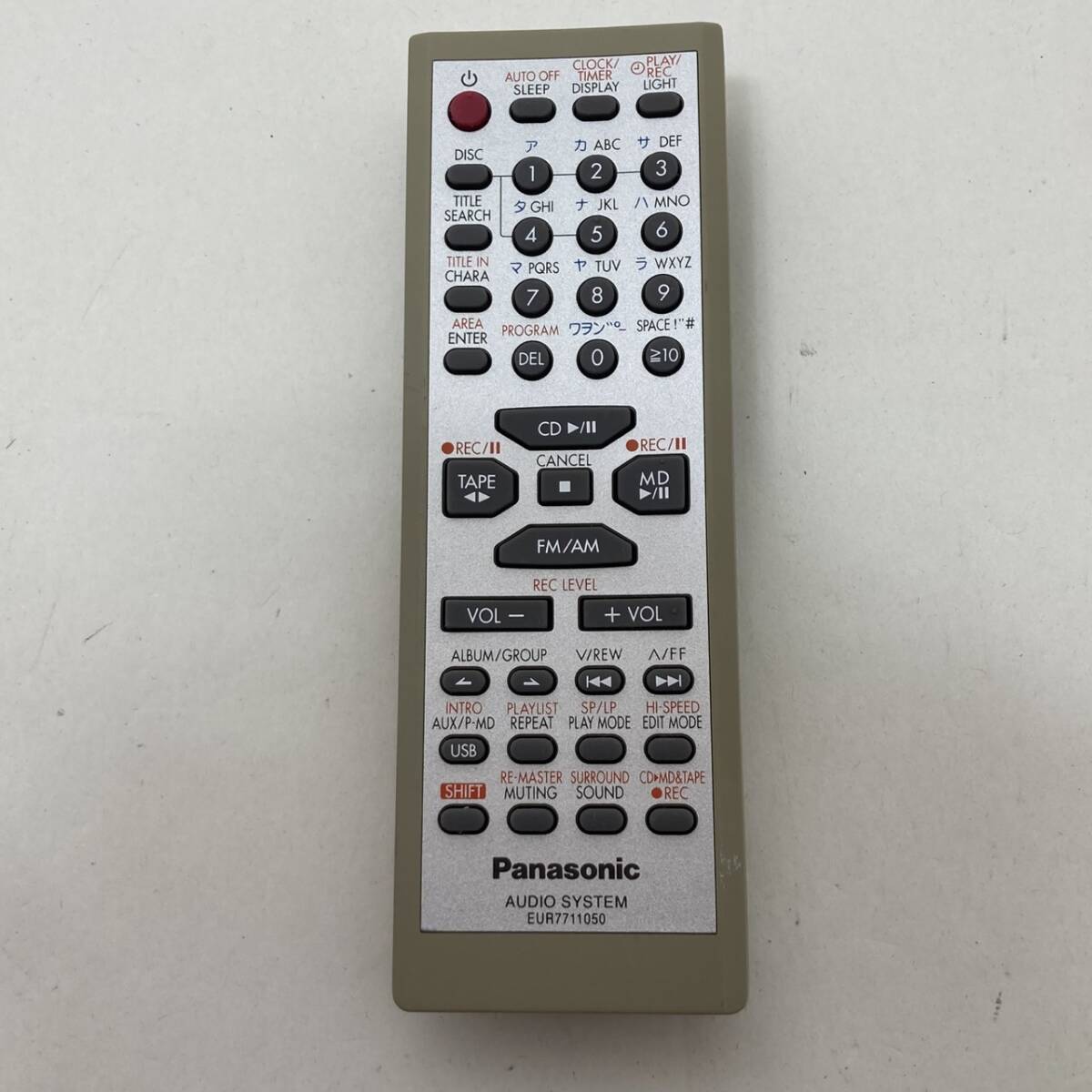 【パナソニック 純正 リモコン 19F14】動作保証 即日発送 EUR7711050 オーディオ MDミニコンポ SC-PM77MD拍卖