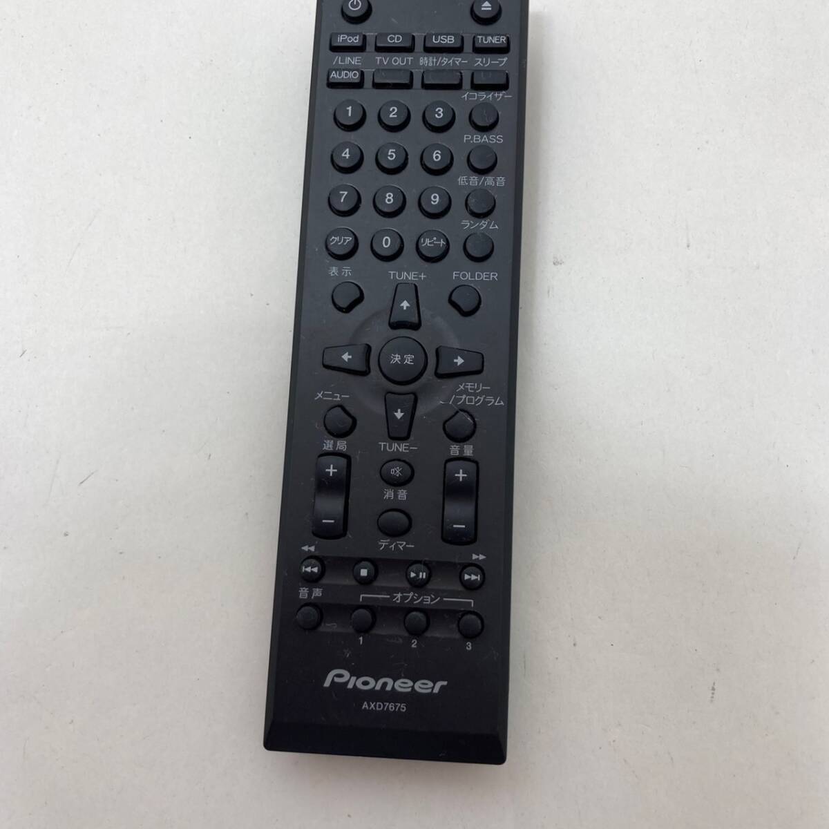 【パイオニア 純正 リモコン 19F15】動作保証 即日発送 AXD7675 オーディオ CDミニコンポ X-CM31用拍卖