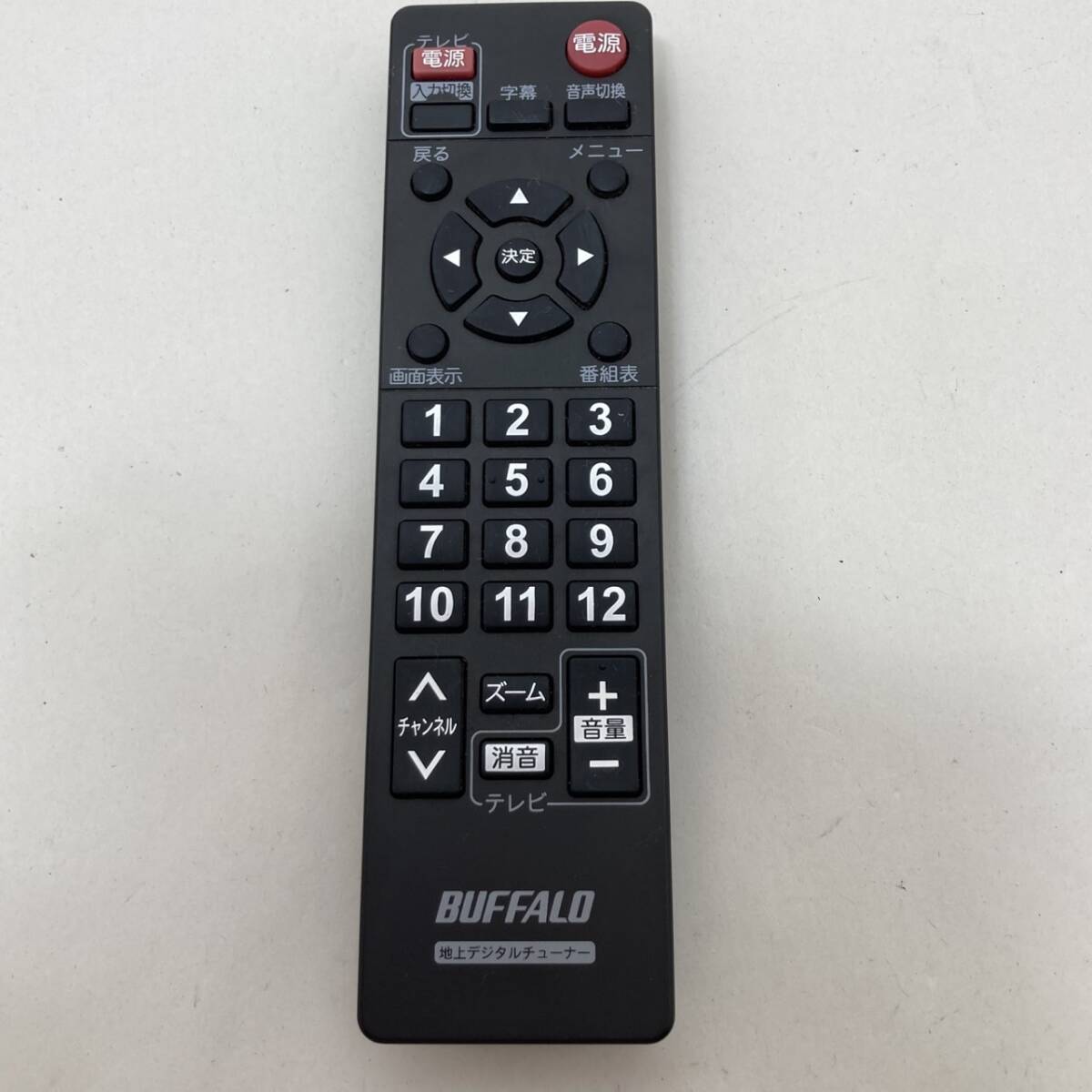 【BUFFALO 純正 リモコン 19T17】動作保証 即日発送 バッファロー 地上デジタルチューナー用リモコン 拍卖