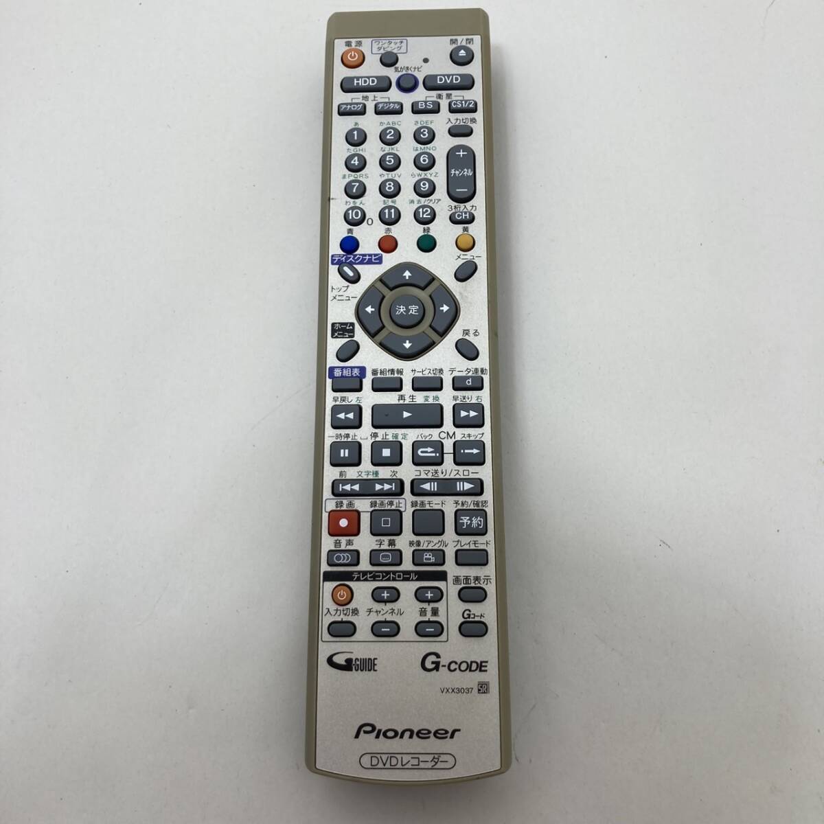 【パイオニア 純正 リモコン 19L06】動作保証 即日発送 VXX3037 HDD/DVDレコーダー DVR-DT100 DVR-DT90 DVR-DT70用拍卖