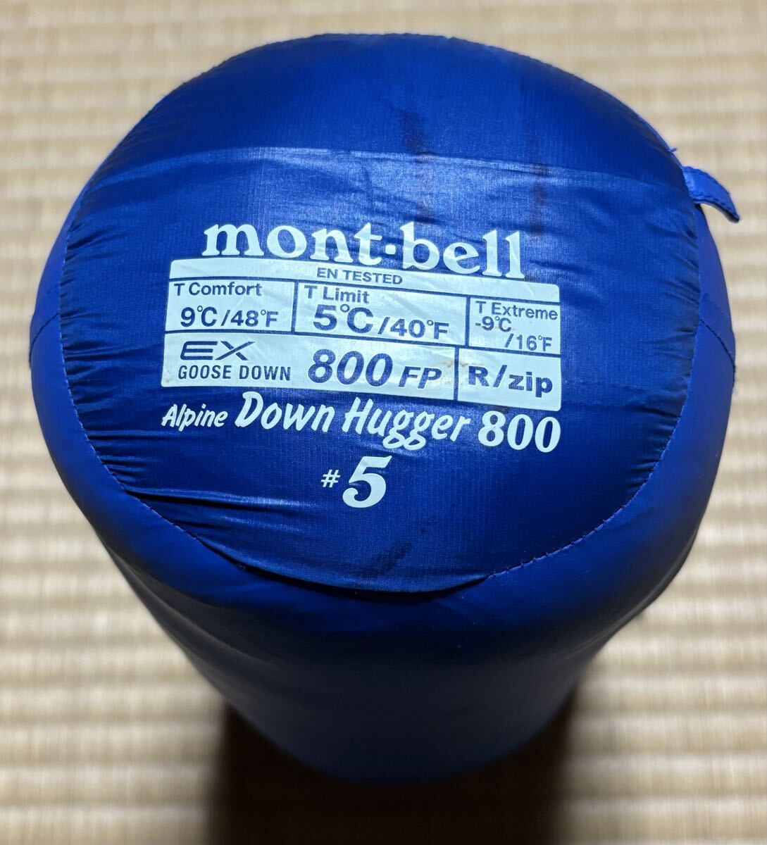 モンベル mont-bell アルパインダウンハガー800 #5 寝袋 シュラフ キャンプ拍卖