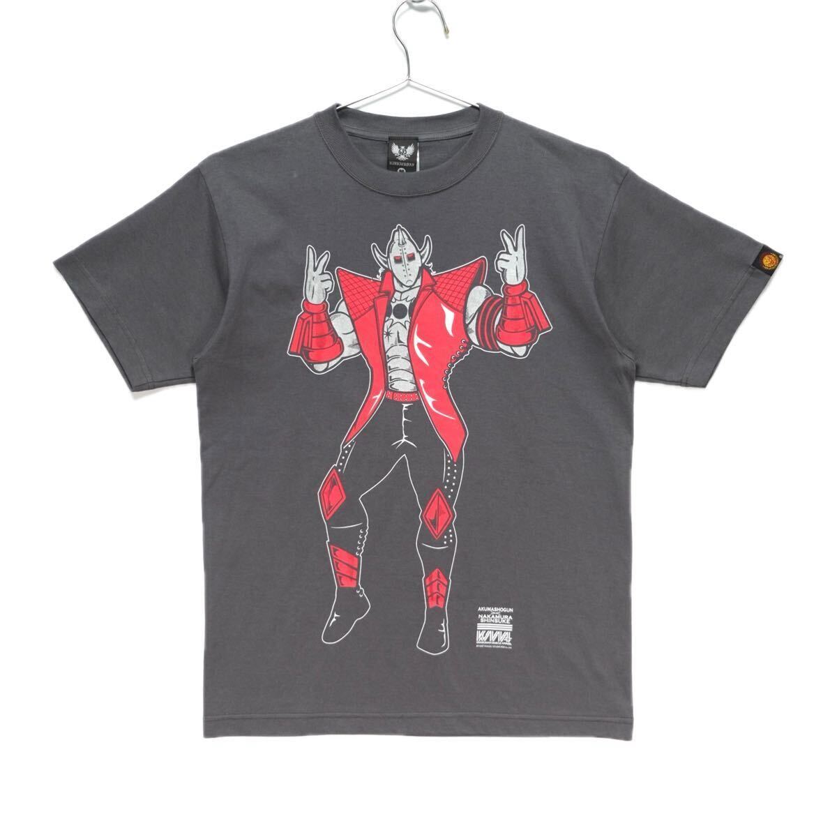 【送料無料】新日本プロレス/中邑真輔×悪魔将軍 Tシャツ/キン肉マン/KMA(キン肉マンマッスルアパレル)/ゆでたまご/Mサイズ拍卖