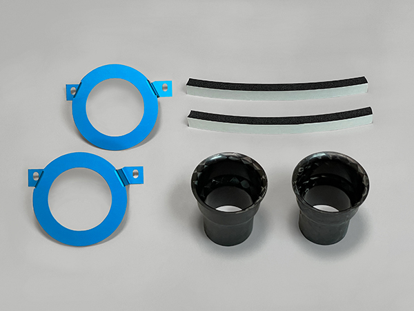 TMスクエア カーボンファンネル&ステー(ブルー) スズキ スイフトスポーツ (ZC33S/32S/31S) TMFN-R05003熱対策拍卖