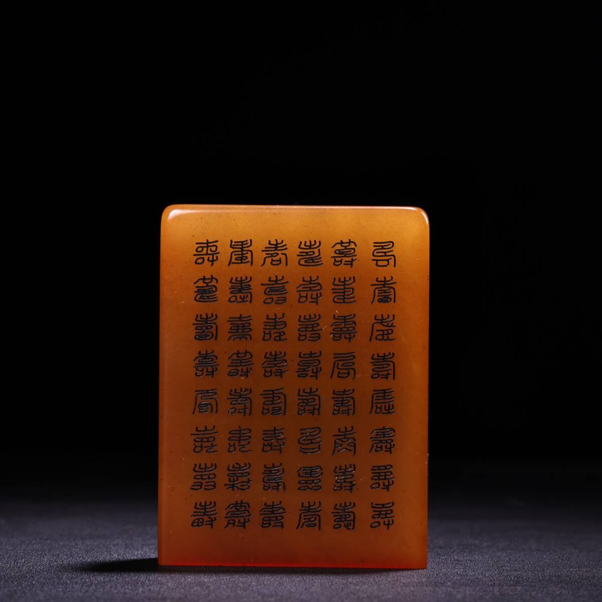 唐物 清 純手工彫刻 福壽字 寿山石 印章 天然石 手彫 篆刻 極細工 古美術品 時代物 中国古玩 骨董品 D68拍卖