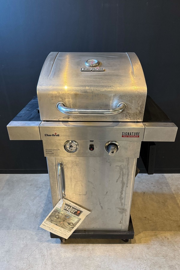 東京)◇Char-Broil チャーブロイル シグネチャー2バーナー BBQ コンロ グリル 現状品【配送不可・店頭受取限定商品】拍卖