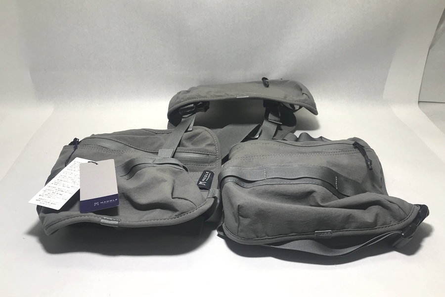 【送料無料】大阪)◆◆未使用 MACOLE マコール ML-WB22102 spread PT ヒップバッグ GRAY拍卖