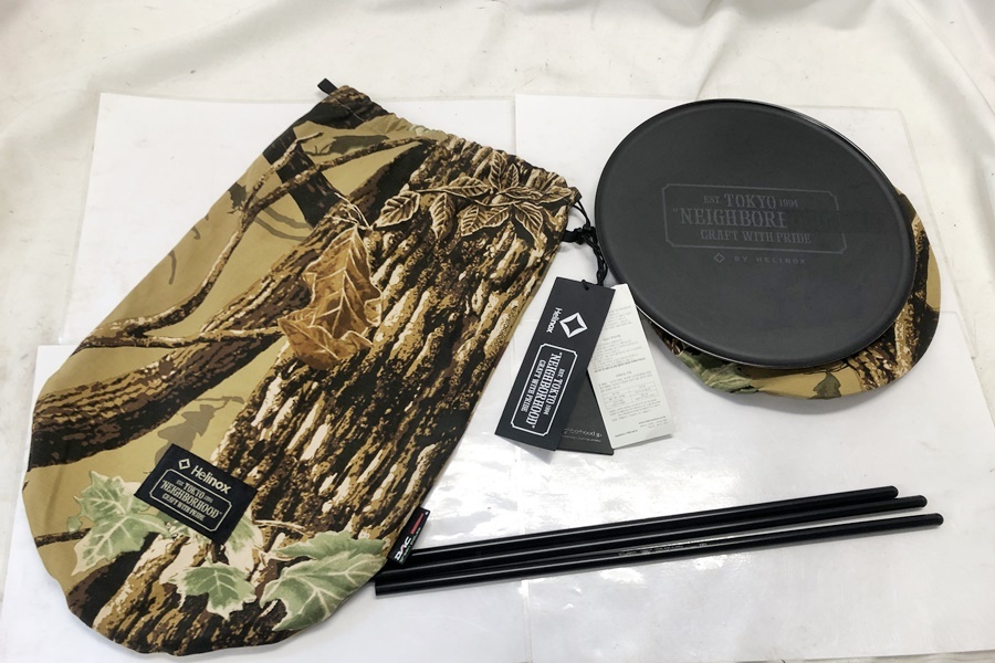 【送料無料】東京)◇NEIGHBORHOOD × Helinox ネイバーフッド × ヘリノックス テーブルオー ツリーカモ サイドテーブル 韓国モデル拍卖