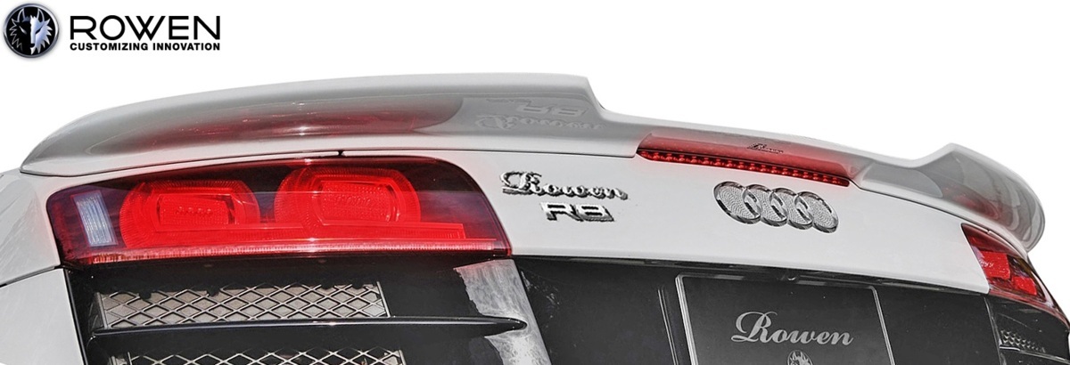 【M's】アウディR8 スパイダー 前期 5.2 V10 (2010.10-2013.03) ROWEN トランクスポイラー ロエン 42BUJF エアロ パーツ 1A007T00拍卖