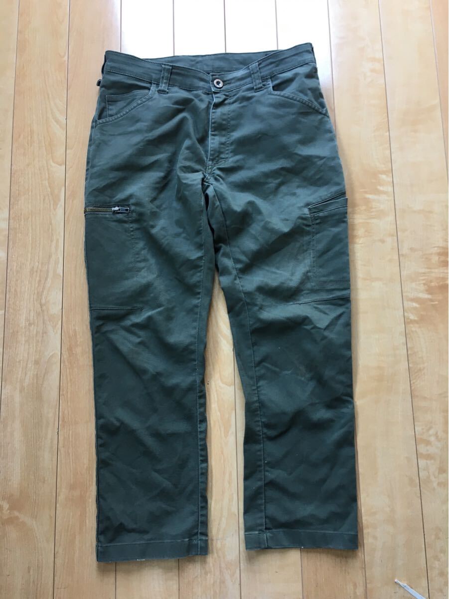 ワークマン フィールドコア ムーブストレッチカーゴパンツ 230-1-19 メンズ L ダークグリーン拍卖