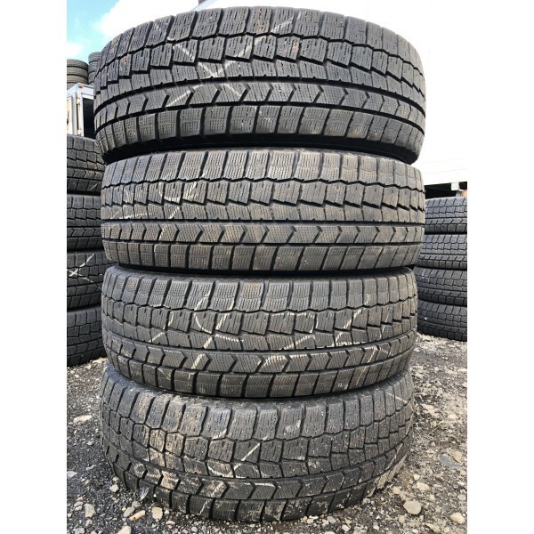 ★送料無料★ 205/65R16 2024年製 7~8分山 ダンロップ WINTERMAXX WM02 4本/中古スタッドレスタイヤ(冬タイヤ) セレナ等 N9368_TU拍卖