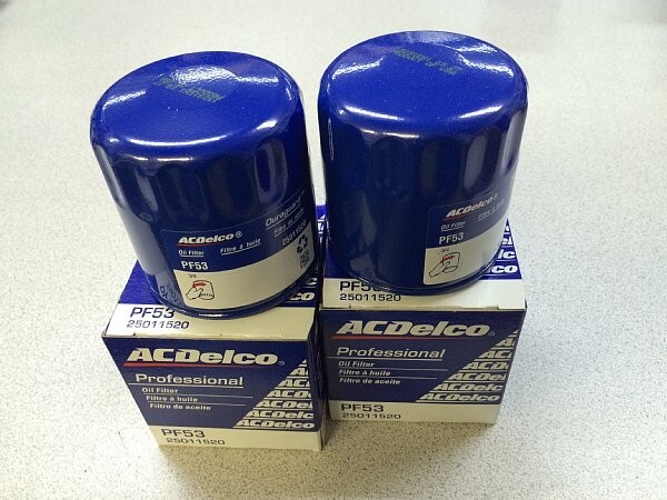 【ACデルコ 2個セット】PF53 オイルフィルター 00-09タンドラ 01-09セコイア 4.7L 95-15タコマ 2.7L 3.4L 4.0L USトヨタ 即納品拍卖