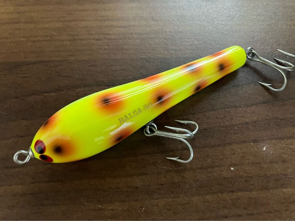 バルサ50 ビッグラッシュ ロングスケーター イエロー 検索 balsa50 ザウルス saurus ザウルストレイン バルサ ペンシルベイト オリジナル拍卖