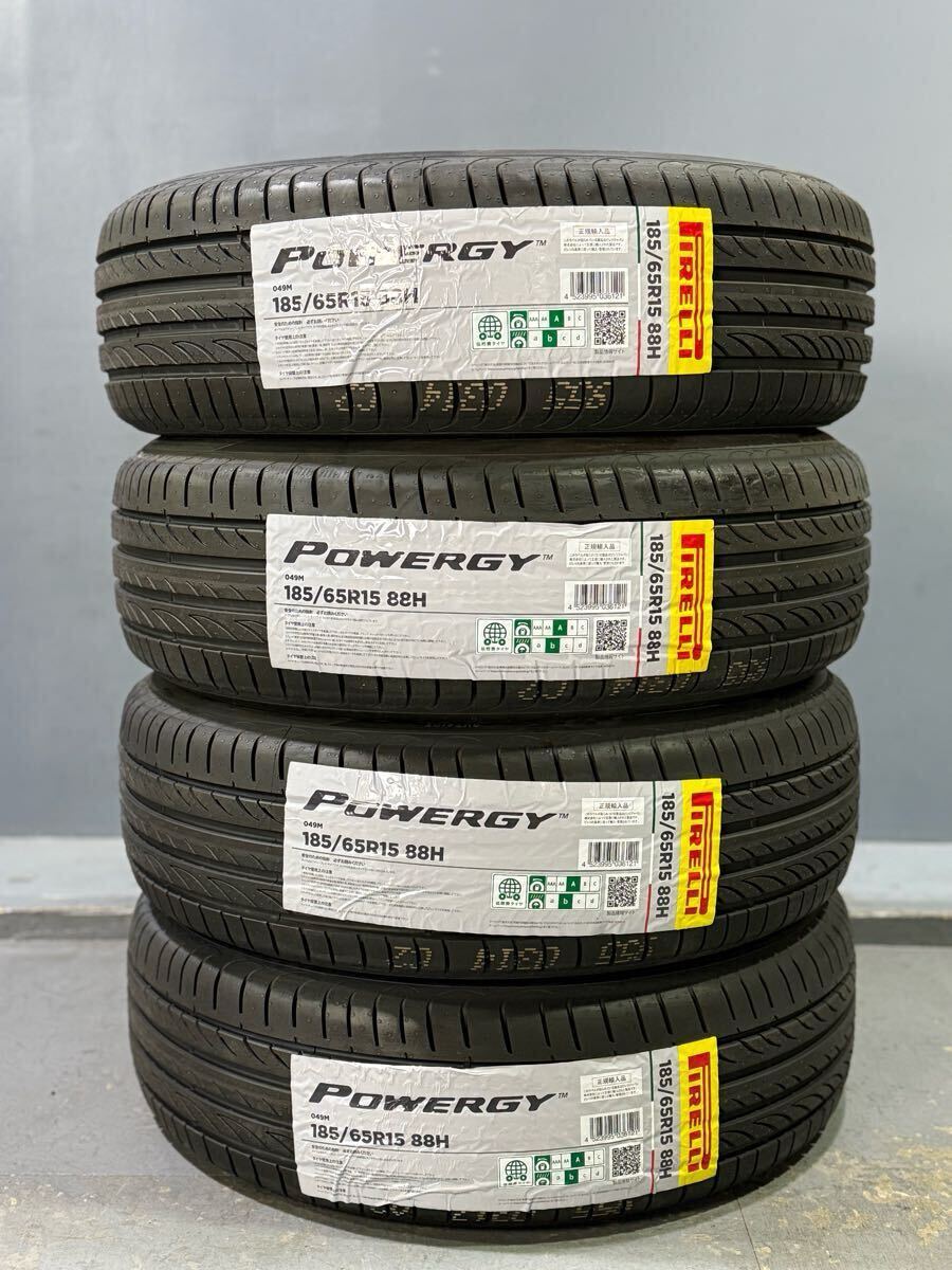 送料無料 ピレリ 2024年製 新品 185/65R15 POWERGY 4本 フリード シエンタ 10系 アクア フィット ポロ 夏タイヤ 185-65-15 (65S003)拍卖