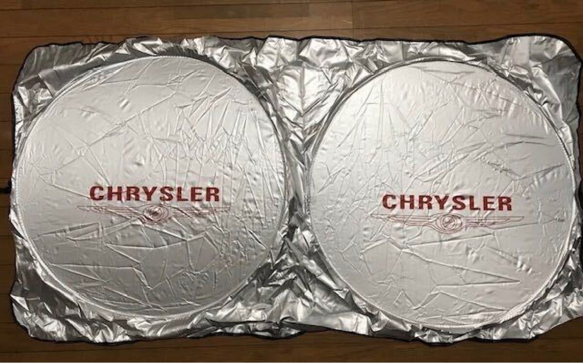 送料無料!誰もしてない!駐車場で目立つ!クライスラー CHRYSLERロゴサンシェード  300C PTクルーザー グランドボイジャー バイパー拍卖