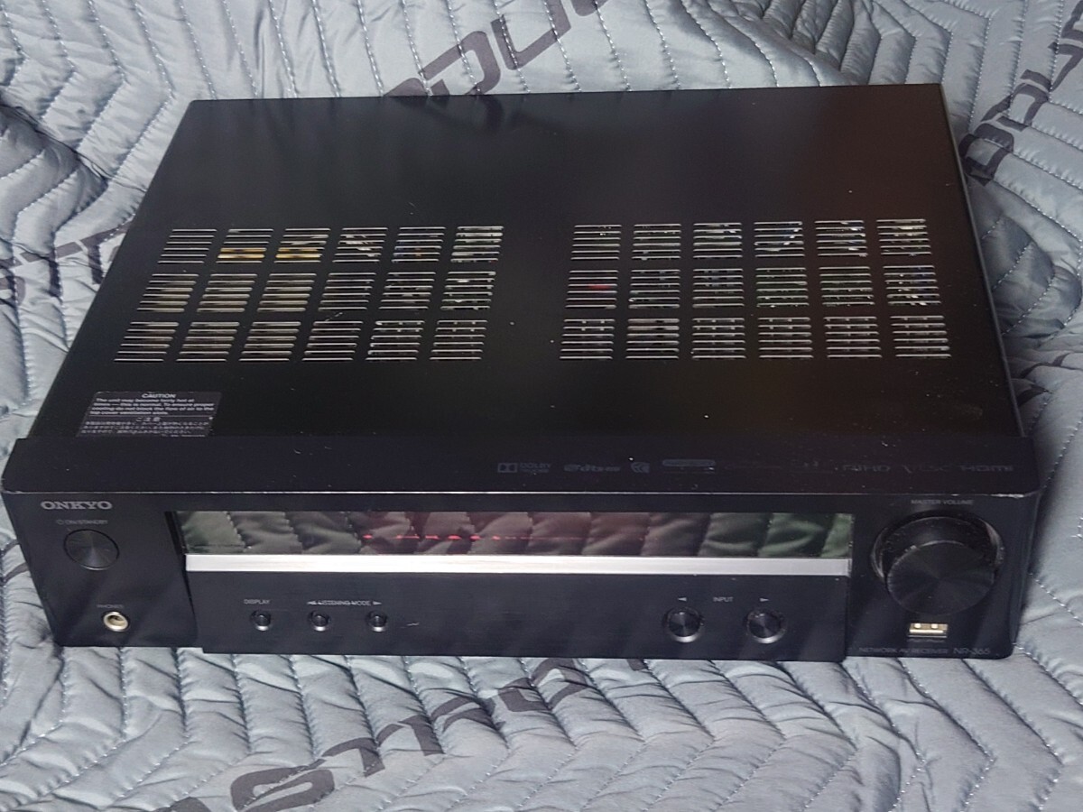 ONKYO オンキョー NR-365 ネットワークAVレシーバー BLUETOOTHアダプタUBT-1付き 中古拍卖