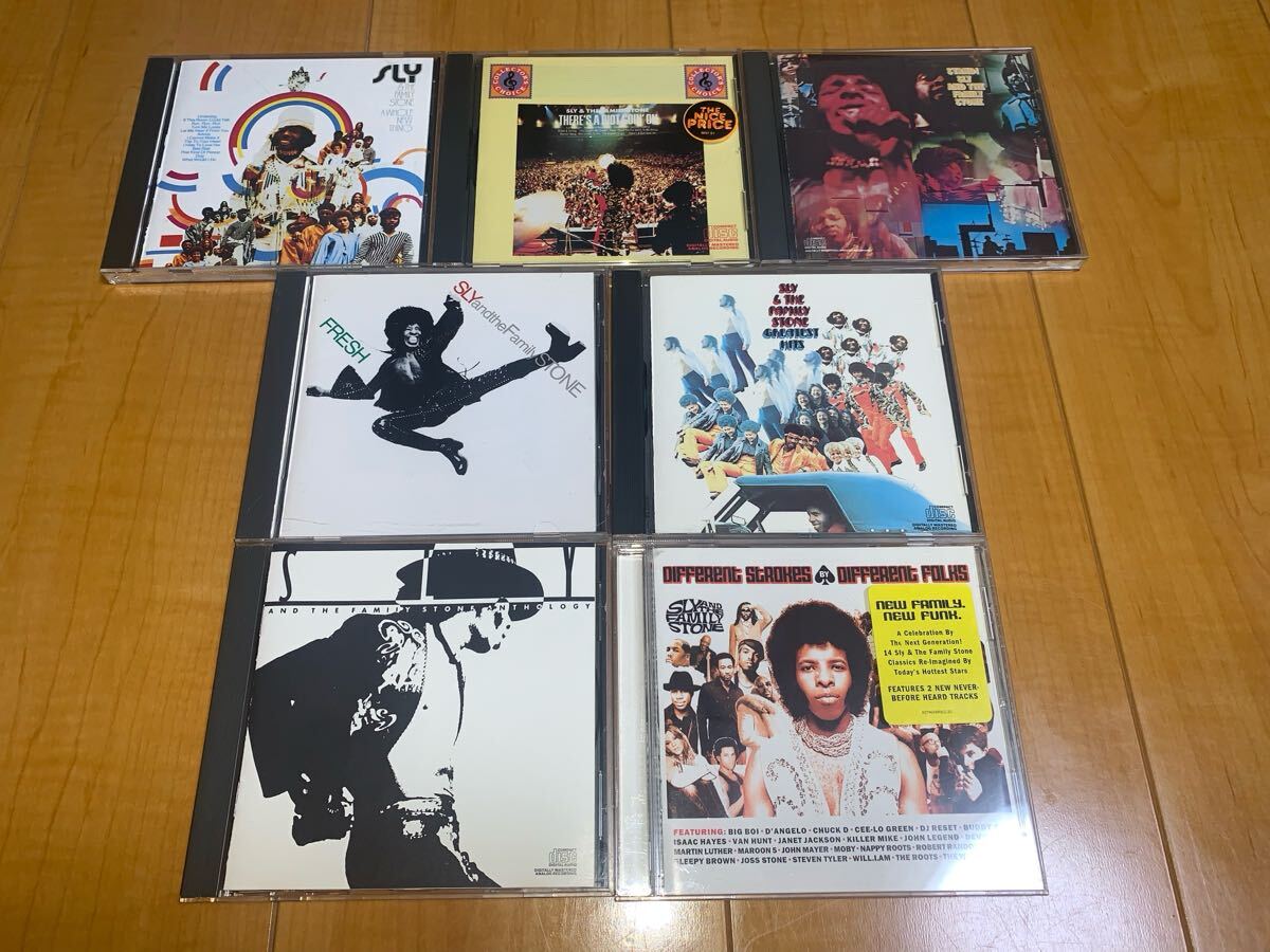 【中古CD】Sly & The Family Stone 関連アルバム7枚セット / スライ & ザ・ファミリー・ストーン / A Whole New Thing / Stand! / Fresh拍卖