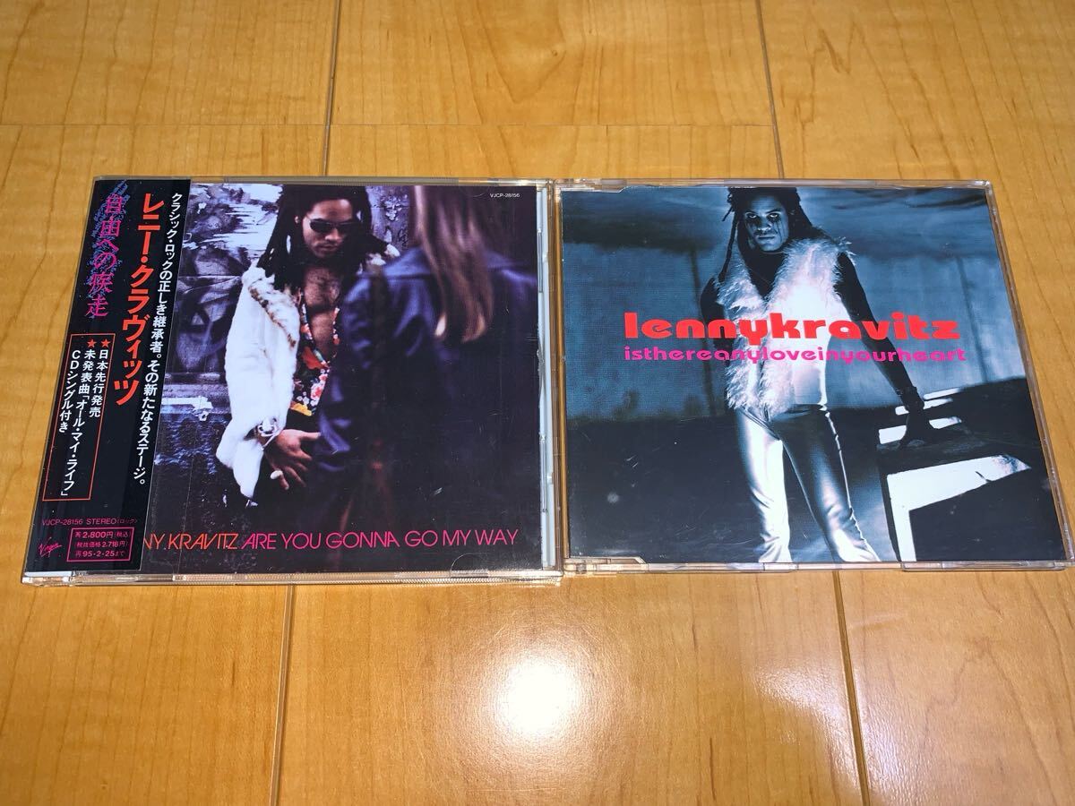 【中古CD】Lenny Kravitz アルバム・シングル2枚セット / レニー・クラヴィッツ / 自由への疾走 / Is There Any Love In Your Heart拍卖