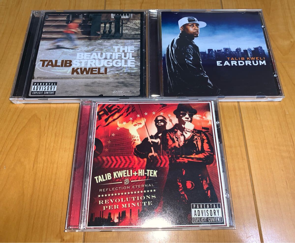 【輸入盤CD】Talib Kweli 関連アルバム3枚セット / タリブ・クウェリ / The Beautiful Struggle / Eardrum / Revolutions Per Minute拍卖