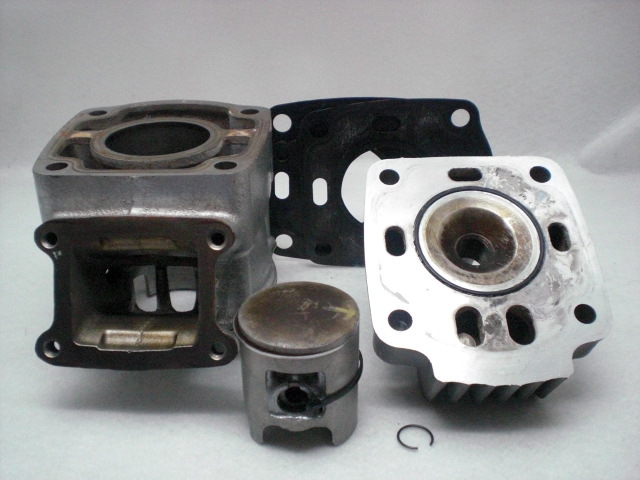 NSR50用60ccボアアップシリンダー・ヘッド・ピストンセット中古 T-TECH拍卖