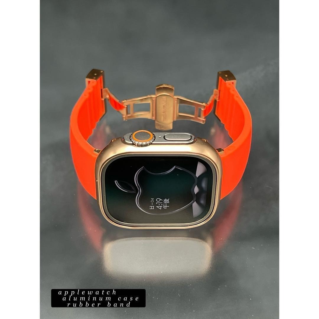 アップルウォッチ ウルトラ 49mm ワイド ラバー ベルト拍卖