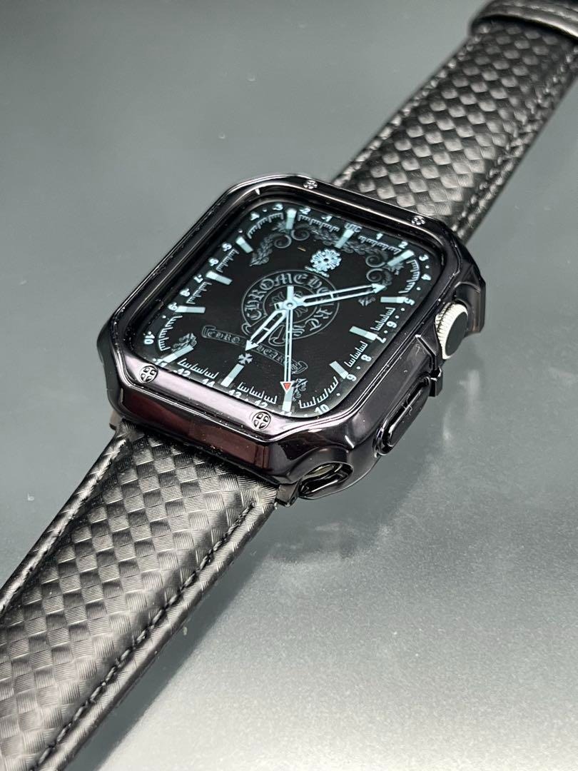 アップルウォッチ tpuケース カーボンレザーベルト 49mm 45mm 44mm 41mm 40mm ウルトラ拍卖