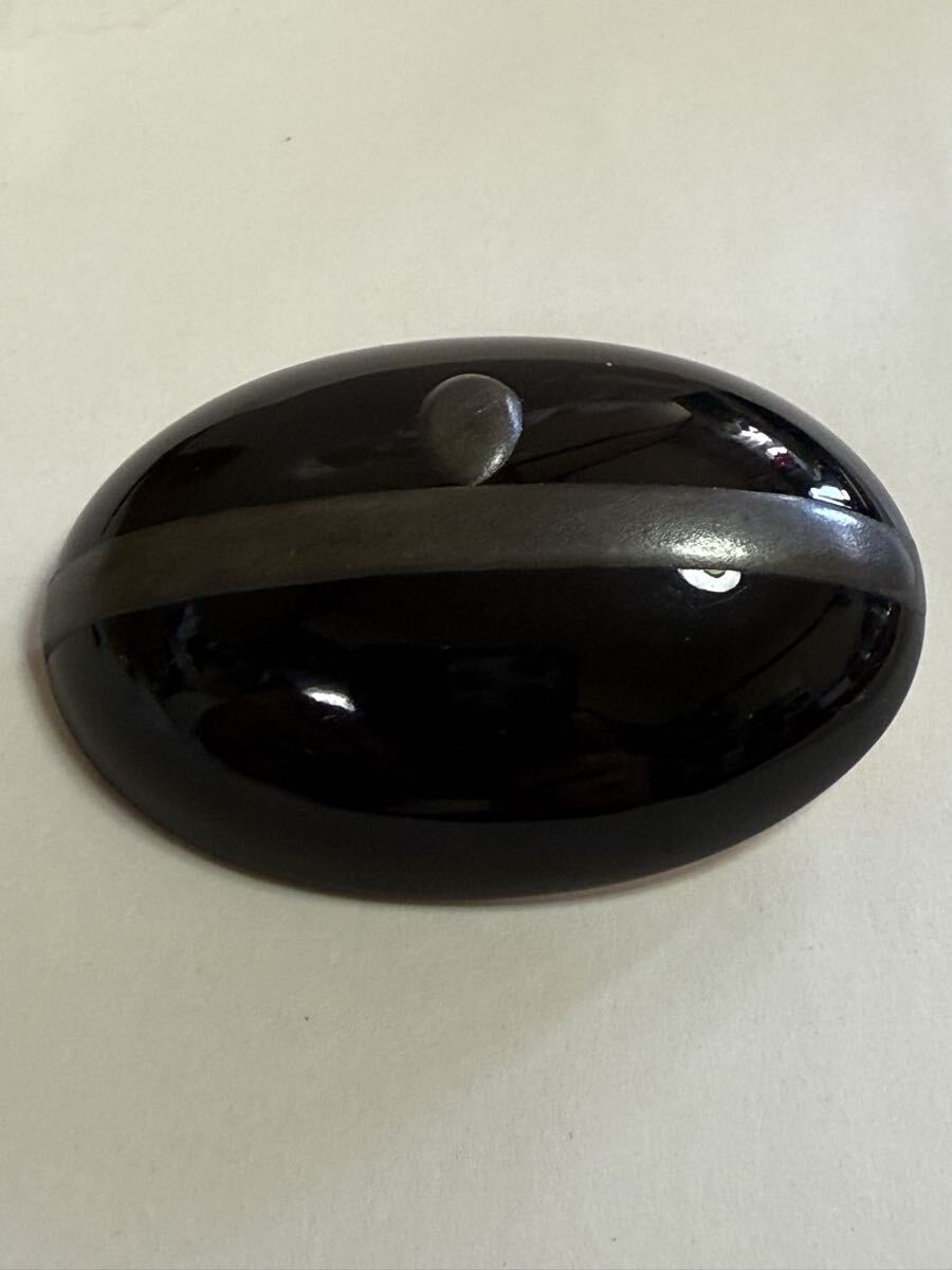 廃盤 会津 漆塗り 坂本これくしょん 大振りブローチ ネックレス、黒×グレー 5.6センチ× 3.3センチ金箔 坂本乙造商店拍卖