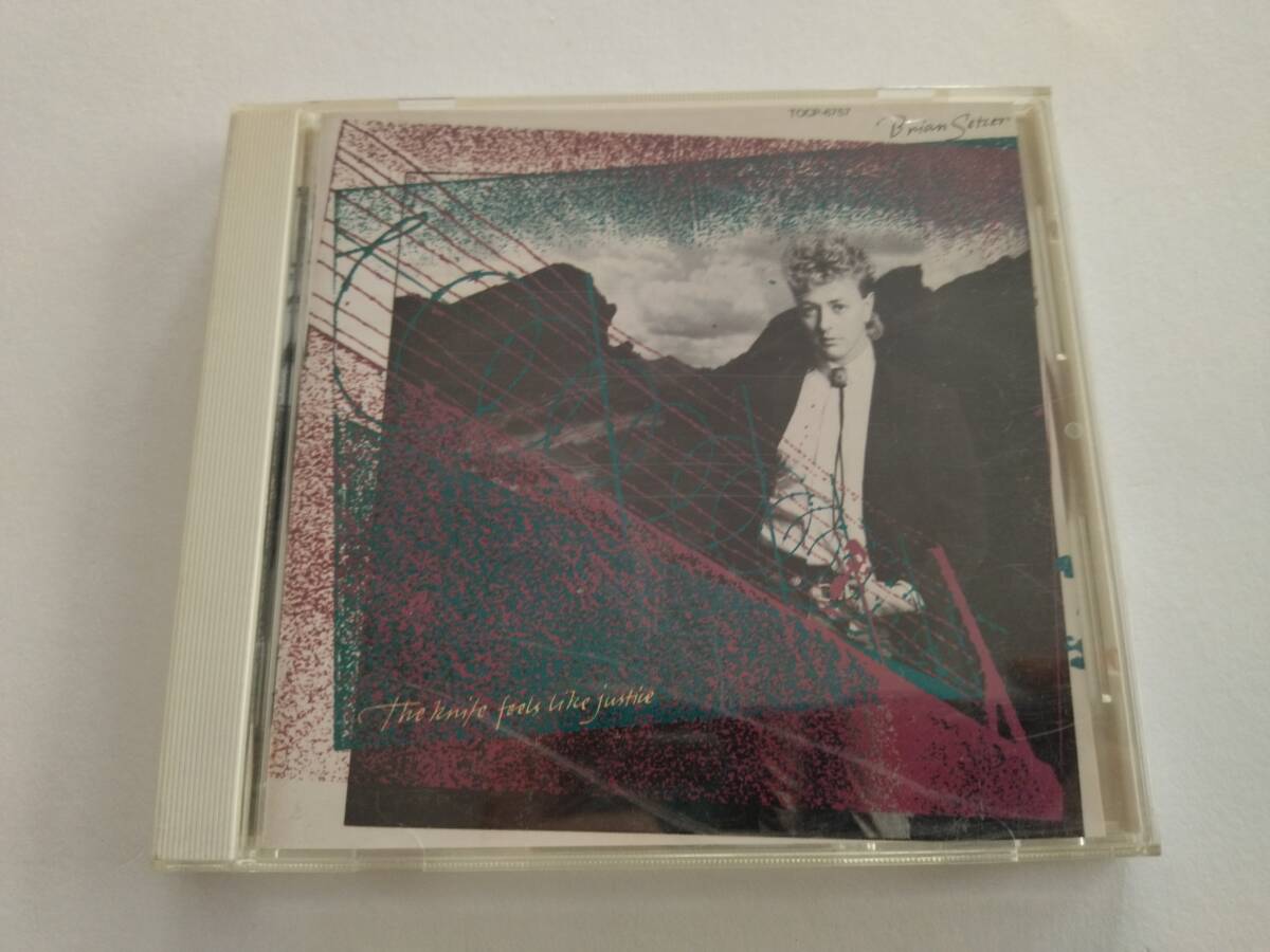 中古CD ブライアン・セッツァー / ザ・ナイフ・フィールズ・ライク・ジャスティス 国内盤 拍卖